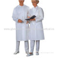 Doctor gown, long sleeves, with pockets